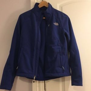 Royal blue north face zip up jacket